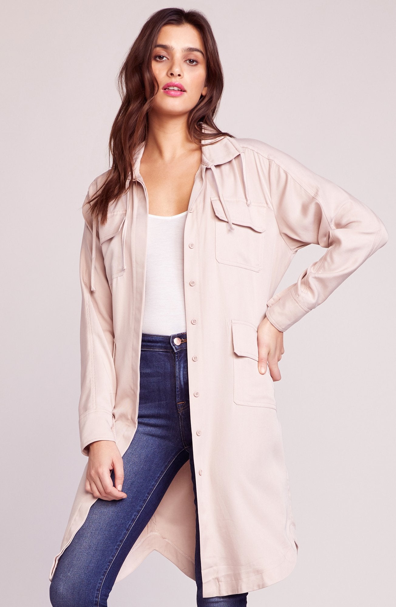 Parchment Shirt Coat