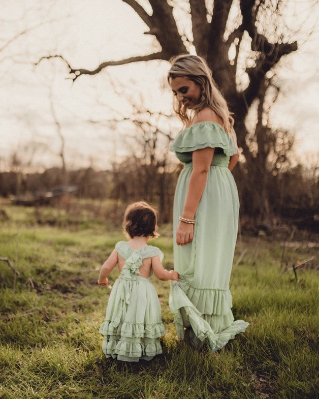 Mommy & Me Ruffle Maxi - Mommy
