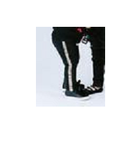 Side Sequin Legging - Silver