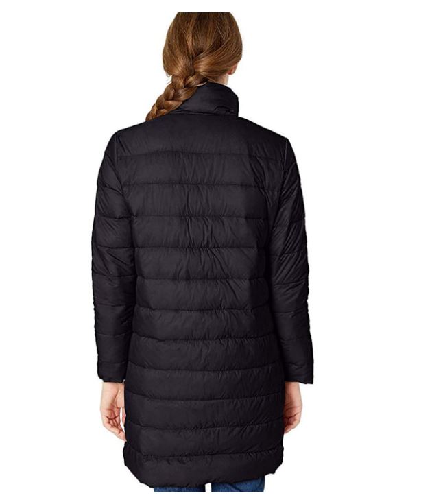Black Down Puffer Coat