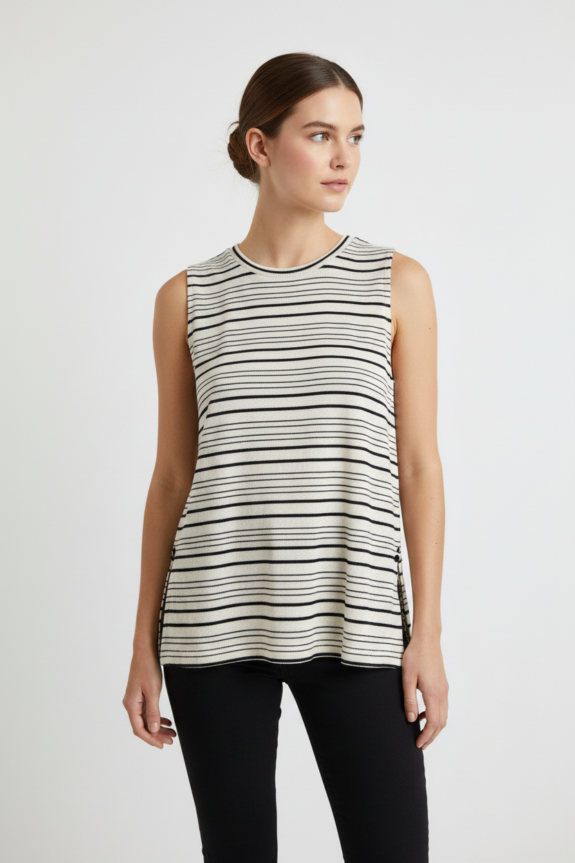 Stripe Knit Tank - Studio Hero