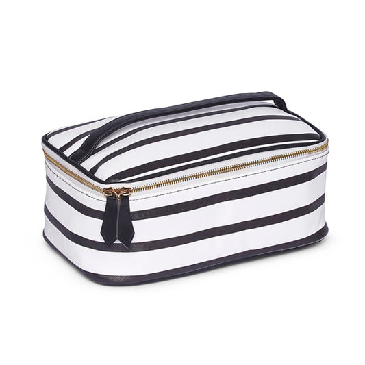 Striped Cosmetic Case