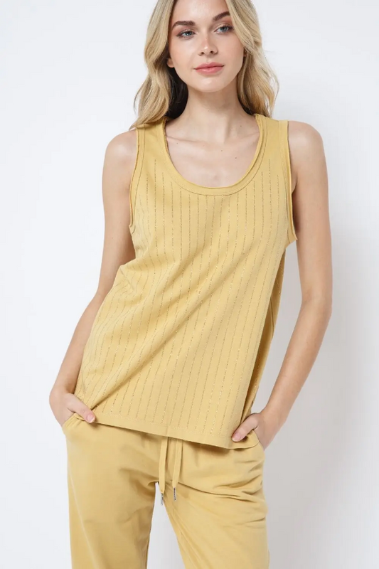 Mustard Stone Box Tank