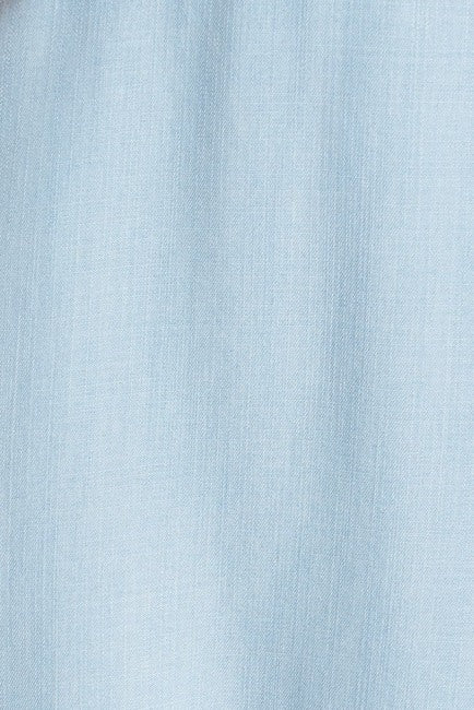 Chambray Ruffle Dress