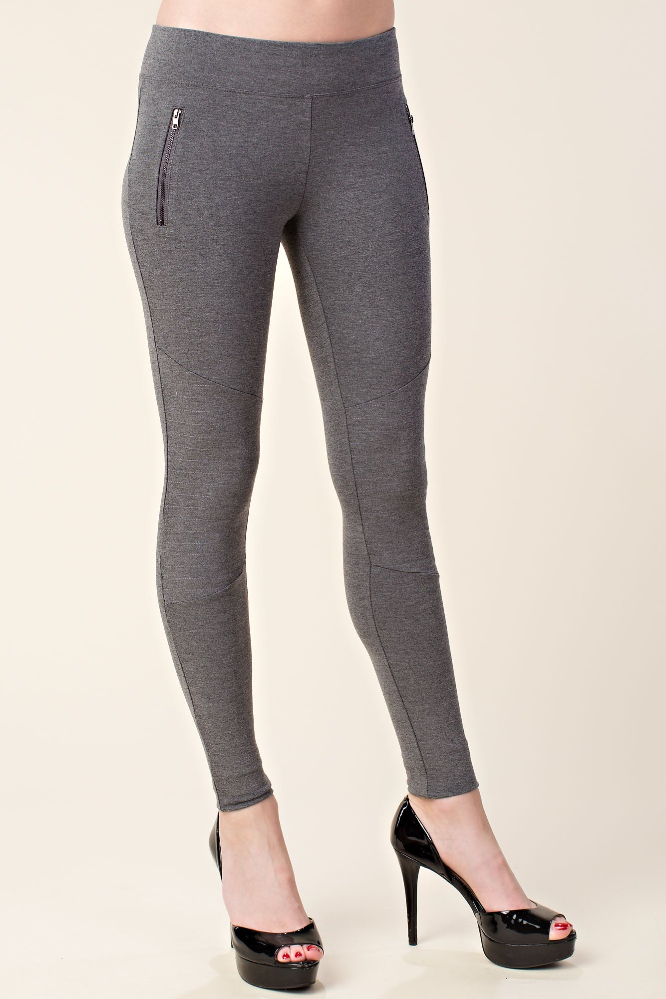 Zipper Moto Leggings