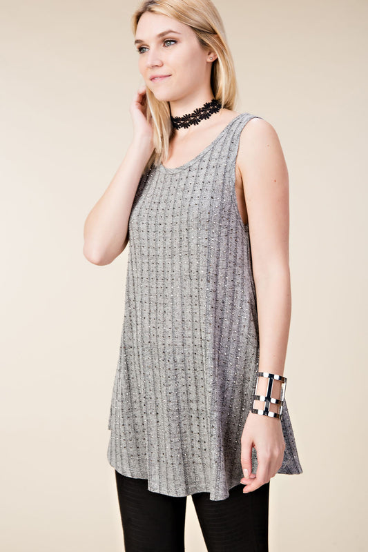 Grey Allover Stone Tank