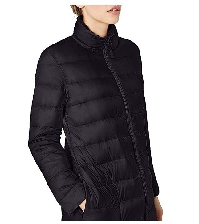 Black Down Puffer Coat