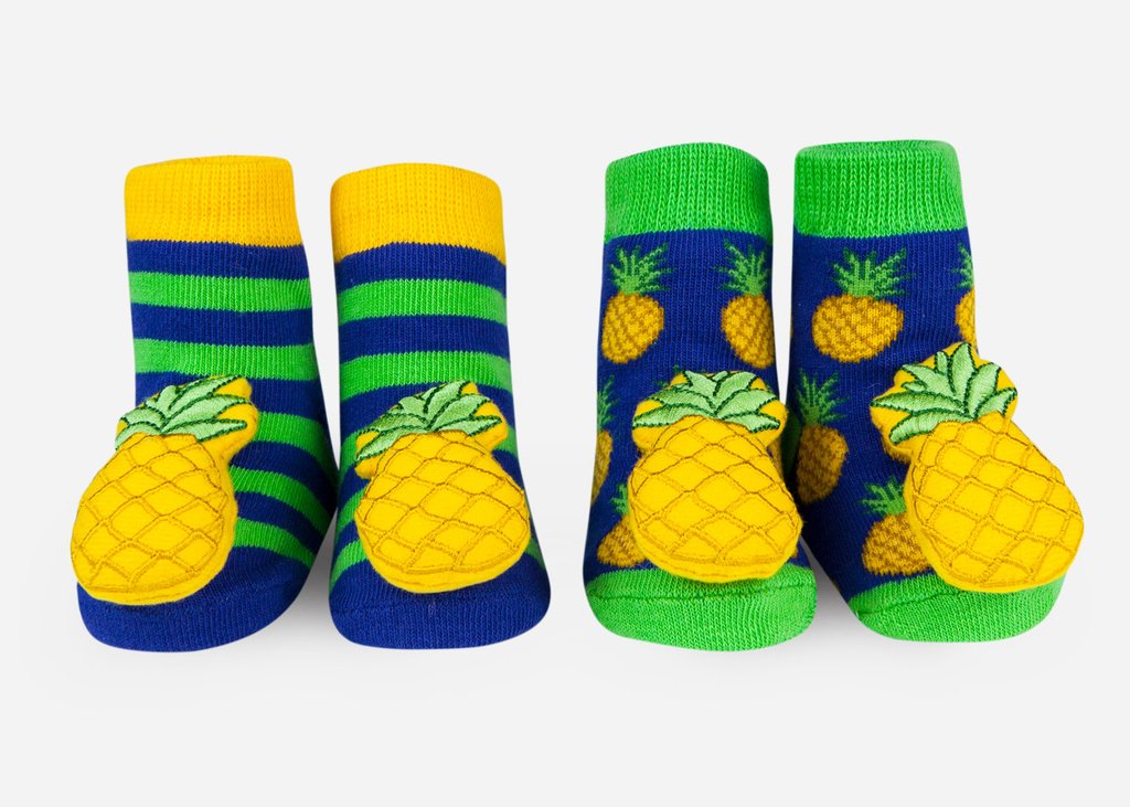 Pineapple Rattle Socks