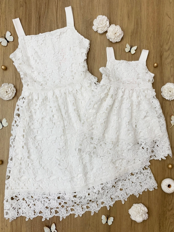 Mommy & Me Eyelet Lace Dress - Toddler