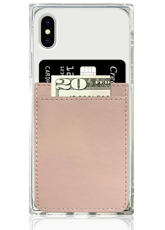 Phone Pocket Faux Leather NUDE