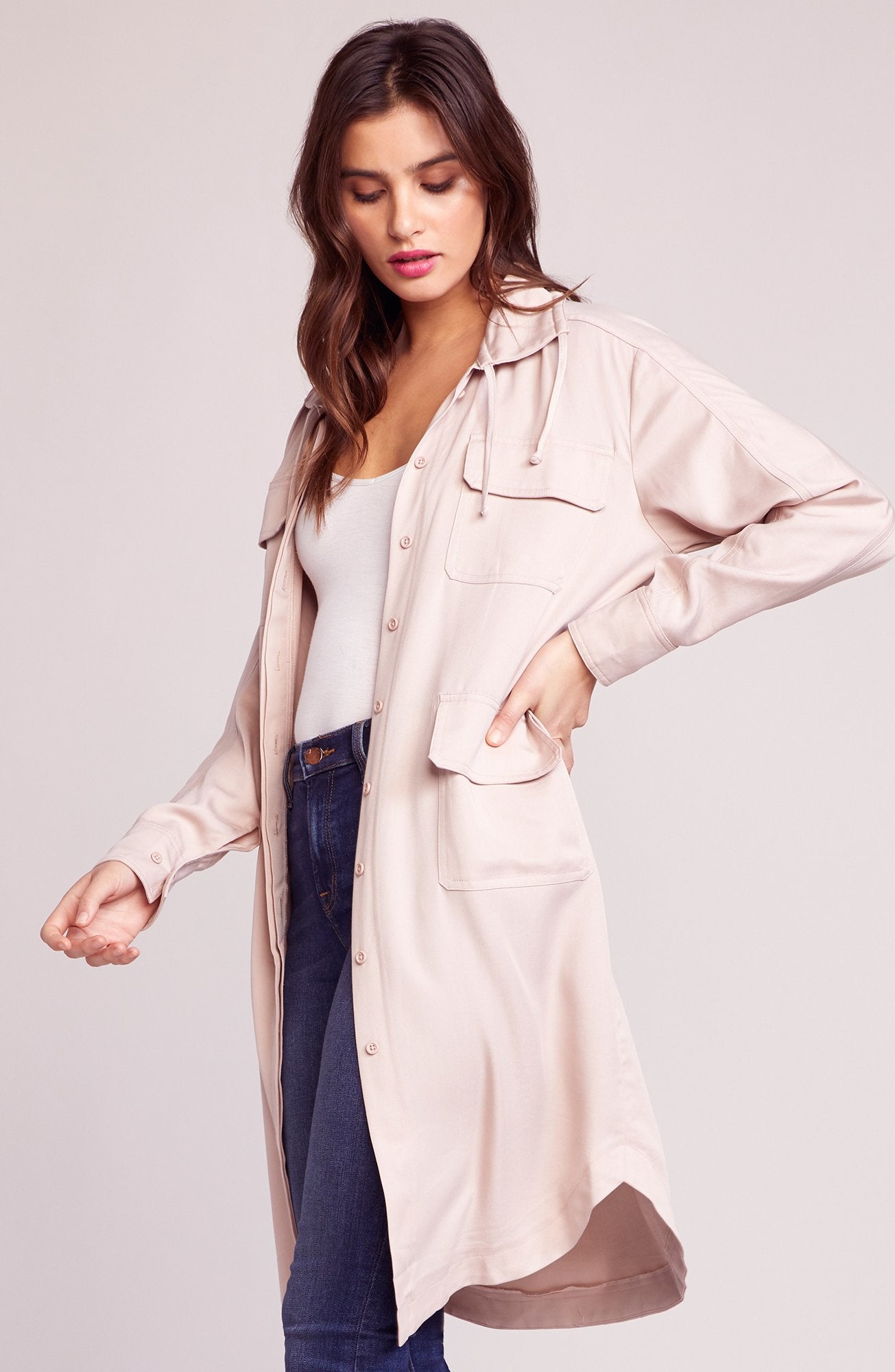 Parchment Shirt Coat