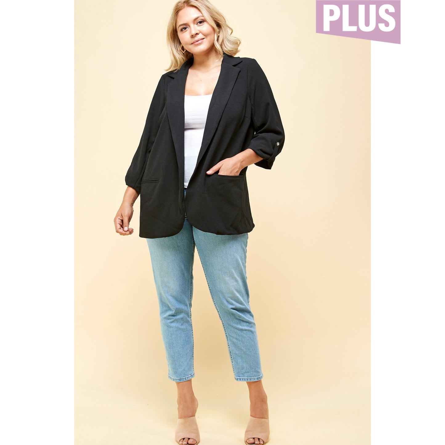 Black Blazer - PLUS