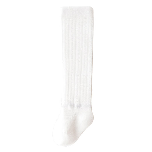 Infant Combed Cotton Over-the-Knee Long Socks