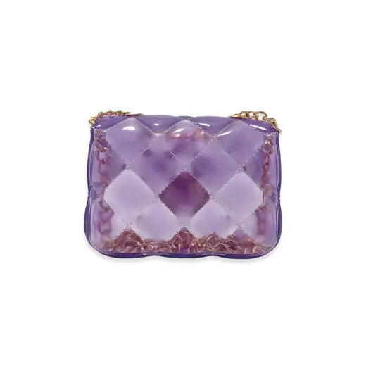 Girls' Quilted Mini Studded Jelly Purse