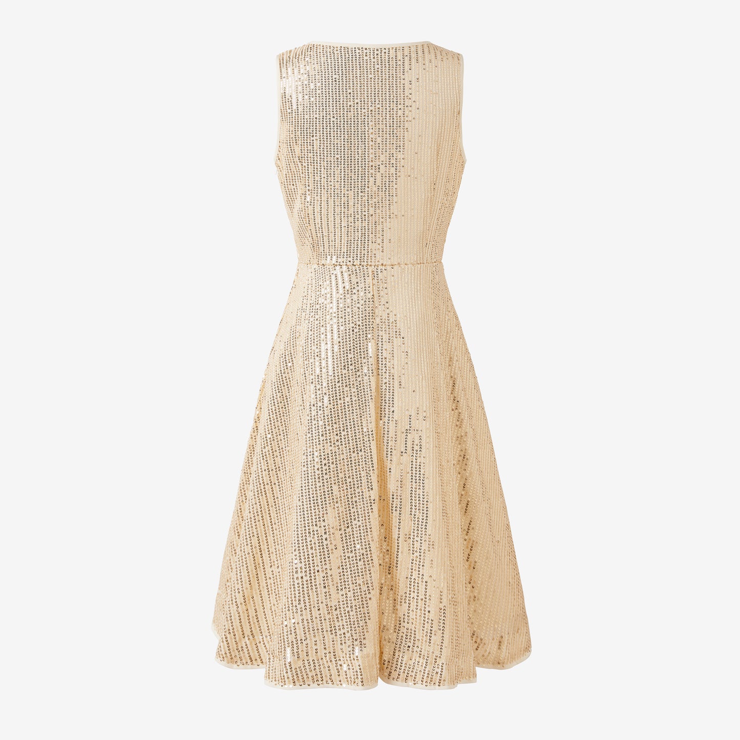 Women's Champagne Gold Sequin Dress | Mommy & Me Matching A-Line Dress