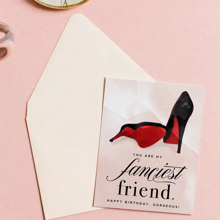 Fanciest Friend Birthday Card