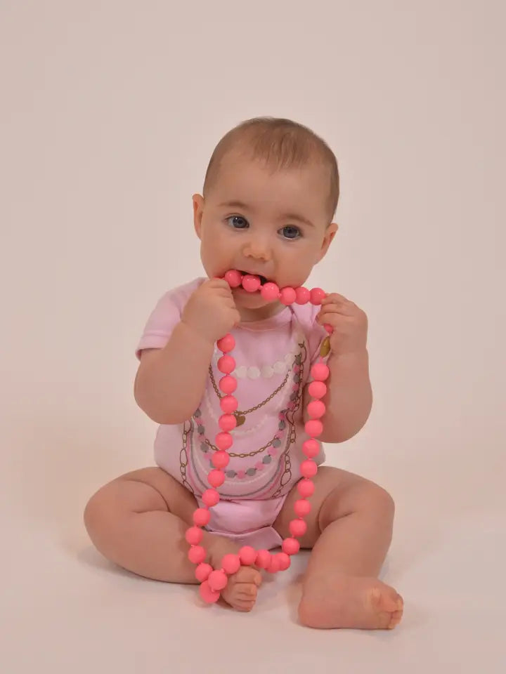 Onesie Pink Necklaces 12-18 Months Pink