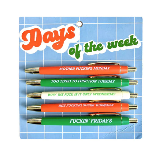 Days/Week Pen Set