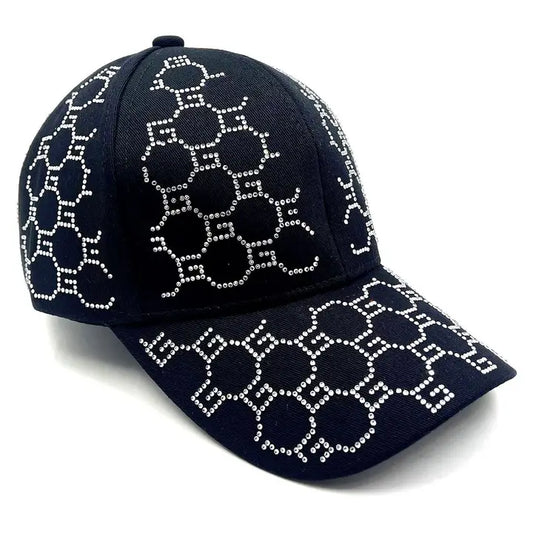 G Linked Rhinestone Hat