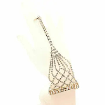 Rhinestone Wrap Hand Bracelet