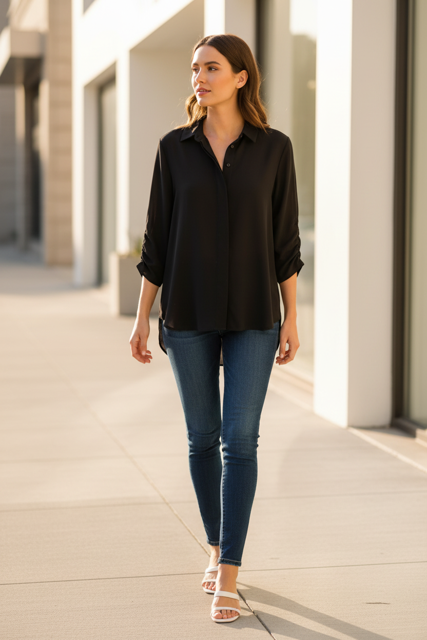 BB Dakota Chiffon Blouse