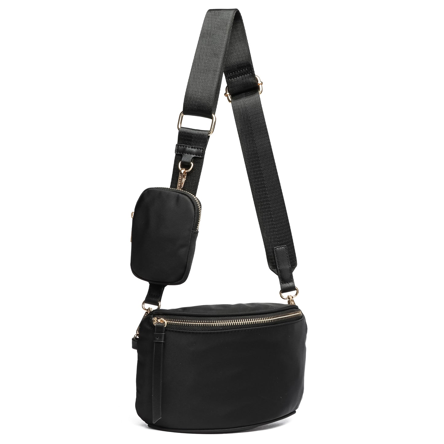 Modern Belt Bag Fanny Pack Black