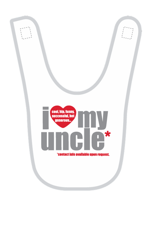 Bib I Love My Uncle Bib