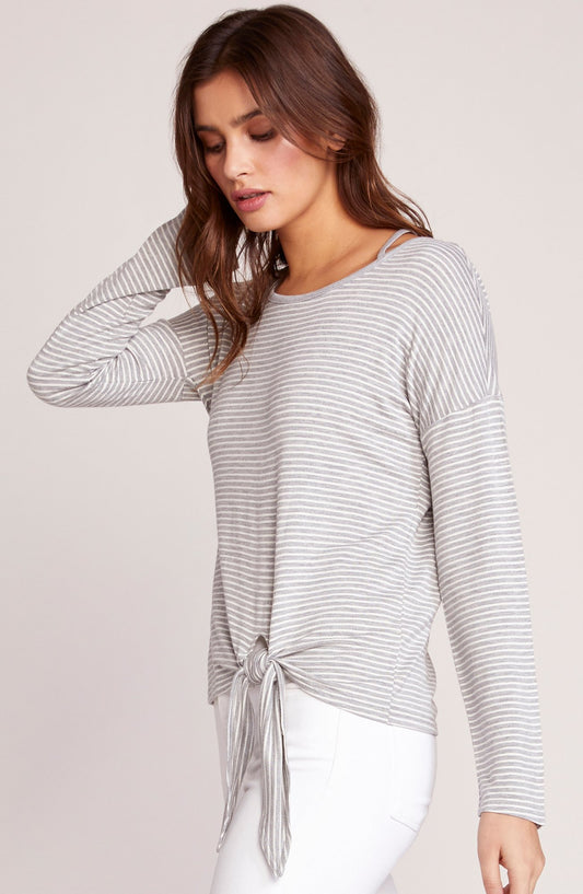 Striped French Terry Super Soft Top