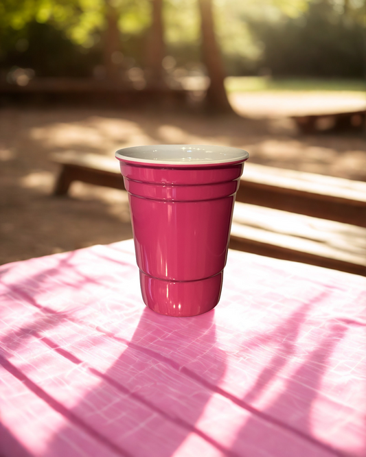 Pink Reusable Fun Cup