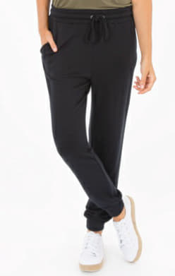 lush modal black jogger