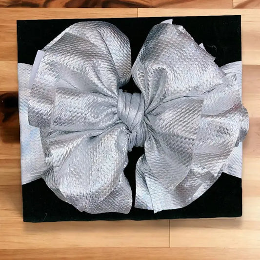 Girls' Metallic Headband Silver or Gold