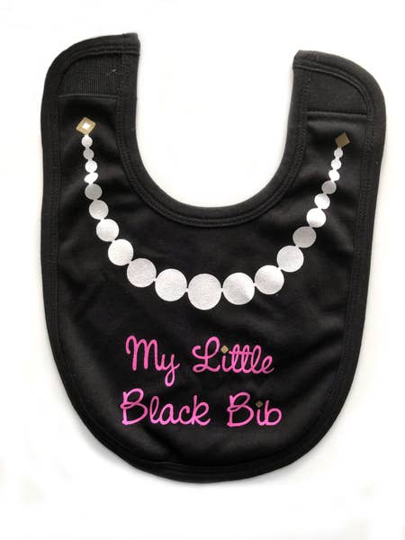 “My Little Black Bib” – Baby Bib