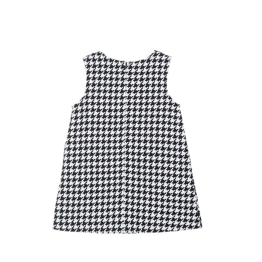 Girls' Houndstooth Dress Black/White