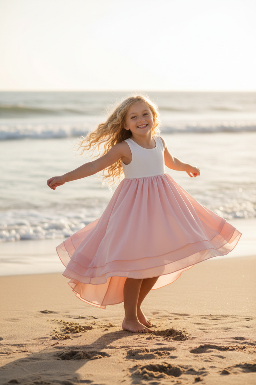 Beach Twirl Even Tiers