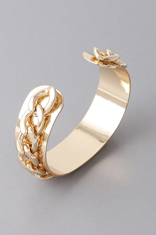 Luxury Chain Cuff Bracelet