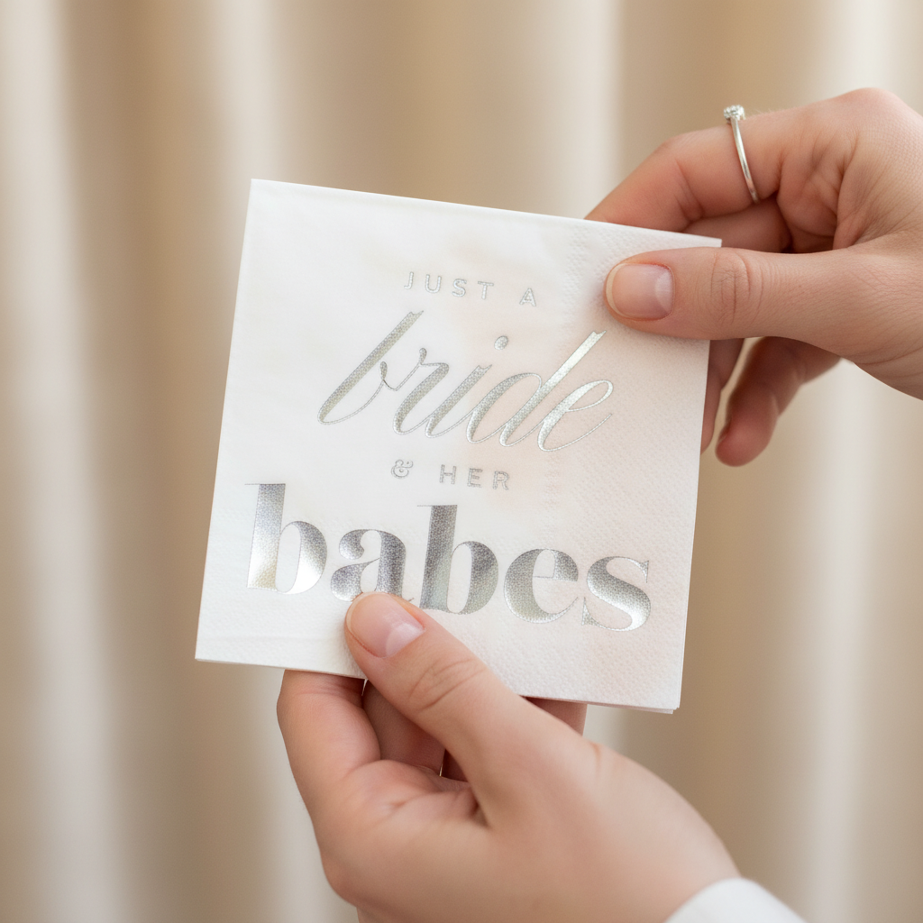 Bride & Her Babes Cocktail Napkins Lifestyle