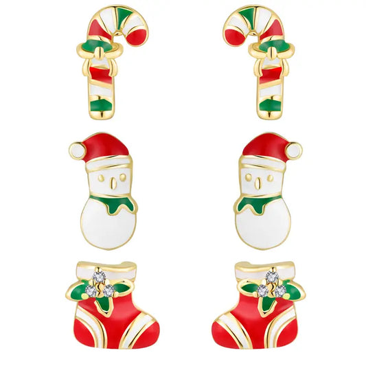 Kid's Christmas Earring Set