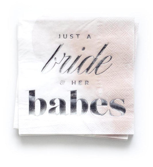 Bride & Babes Cocktail Napkins 20CT
