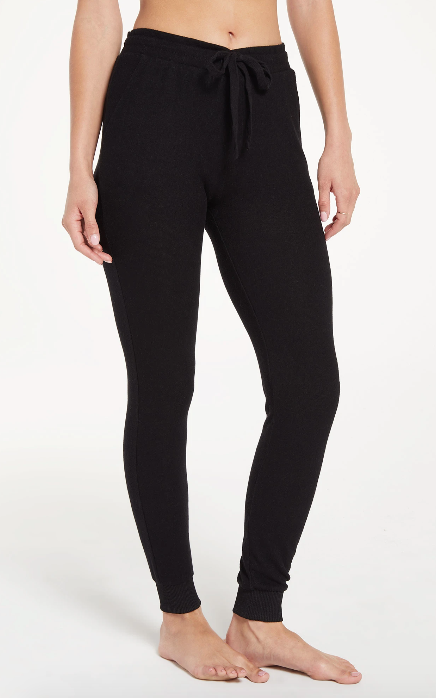Marled Jogger Black