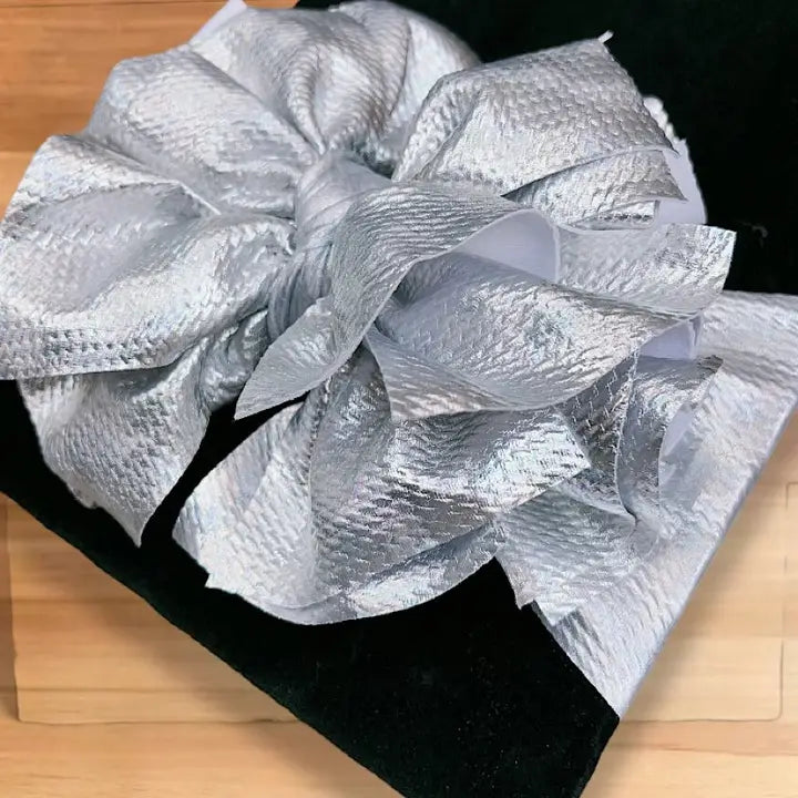 Girls' Metallic Headband Silver or Gold