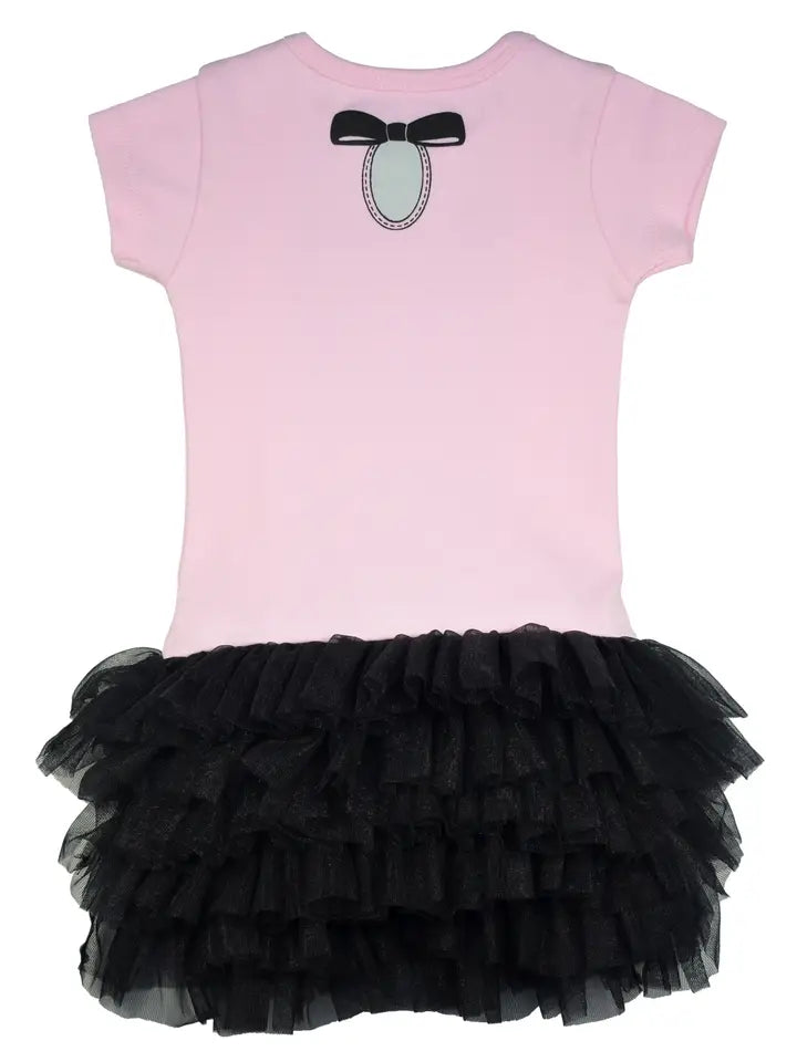 Onesie/Tutu Lace 6 Months Pnk