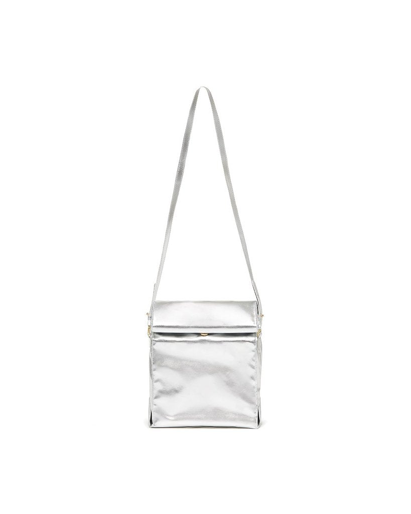 Crossbody Lunch Bag Silver