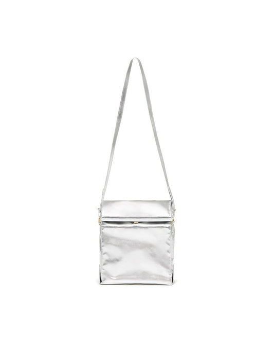 Crossbody Lunch Bag Silver