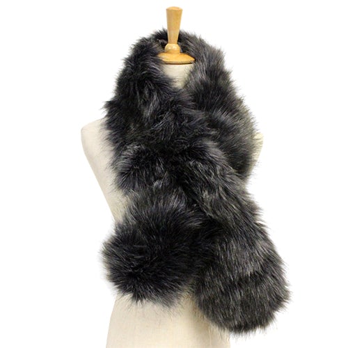 Faux Fur Pull Through Scarf