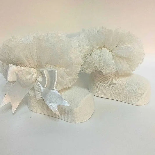 Infant Ruffle Socks w/Bow