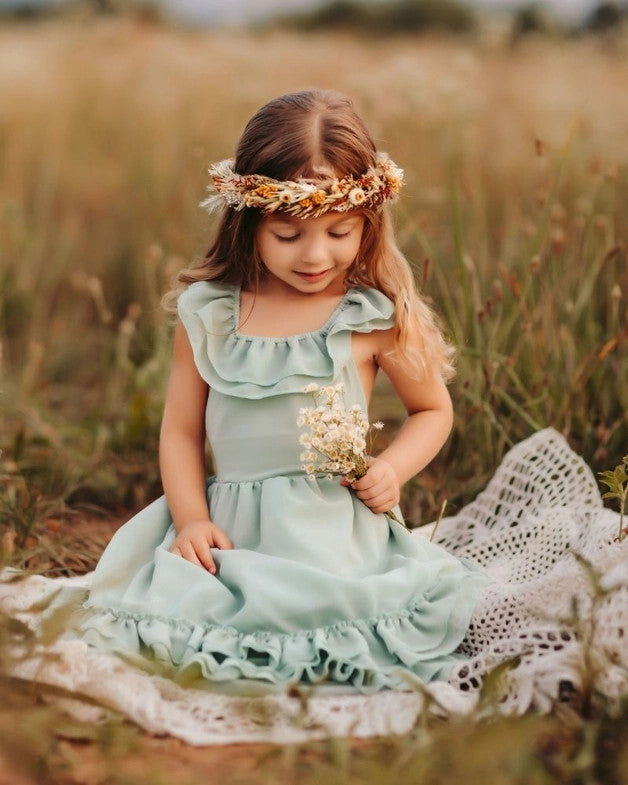tween boho dress Amazon.com: MITILLY Girls Summer Boho Beach Flower Maxi Dress Vintage Spaghetti Strap Lace Ruffle Neutral Dresses for Family Photo Size 6 Ivory: Clothing, Shoes & Jewelry