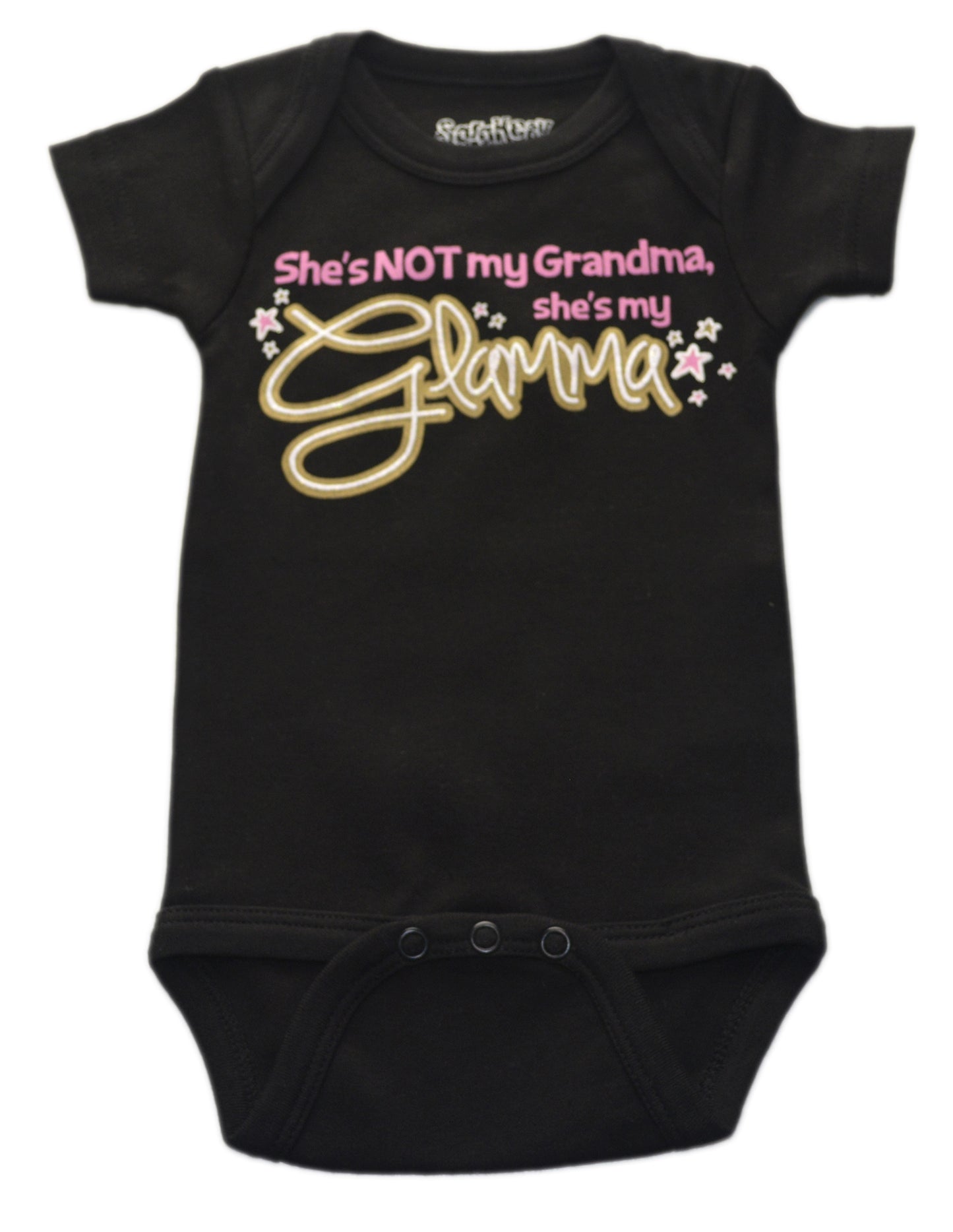 Onesie Glamma 12-18 Months Blk