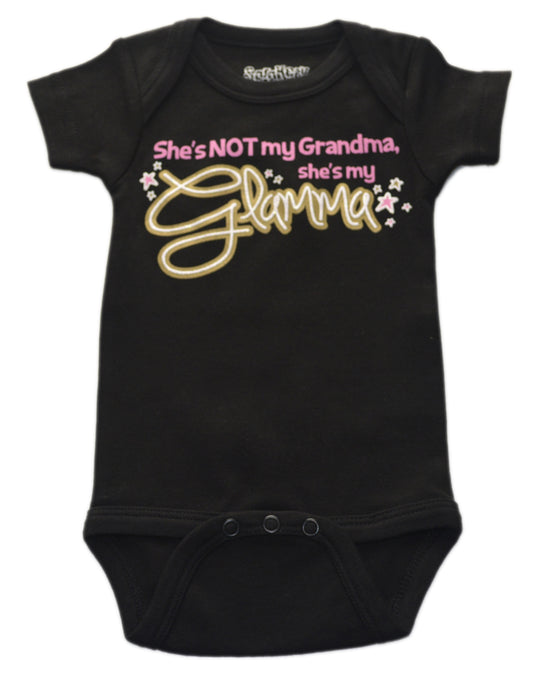 Onesie Glamma 12-18 Months Blk