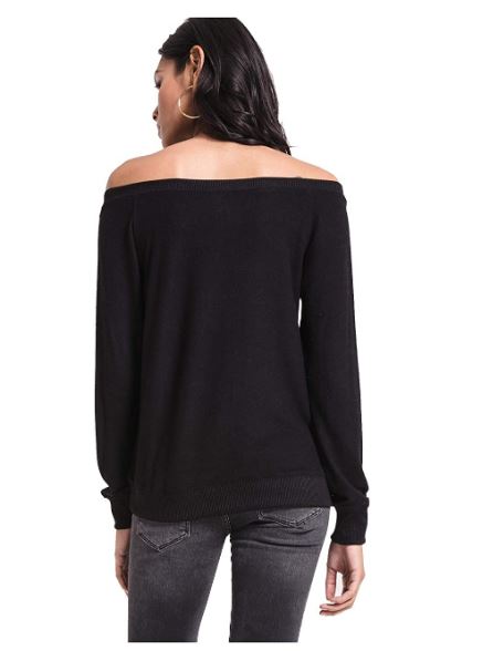Marled Off Shoulder