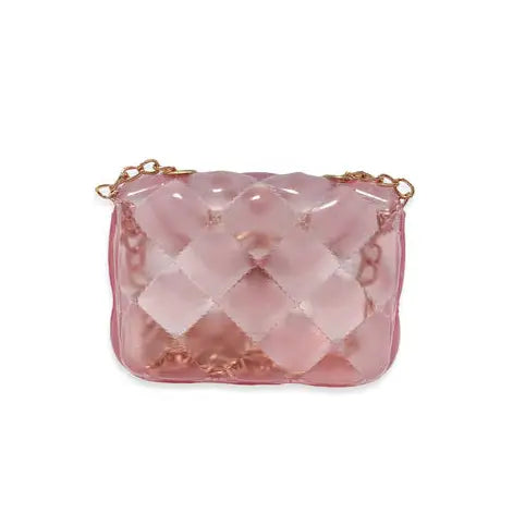 Girls' Quilted Mini Studded Jelly Purse